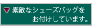 素敵なシューズバッグをお付けしています